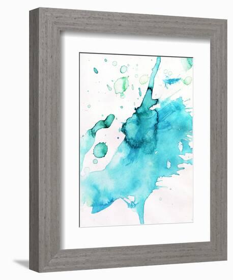 Abstract Watercolor Hand Painted Background-katritch-Framed Art Print