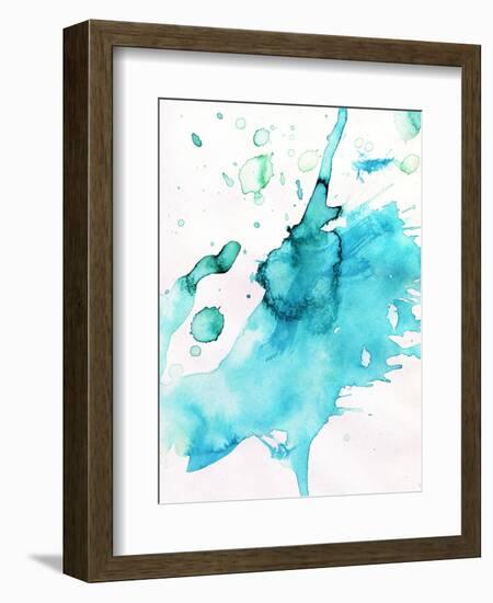 Abstract Watercolor Hand Painted Background-katritch-Framed Art Print