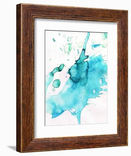 Abstract Watercolor Hand Painted Background-katritch-Framed Art Print