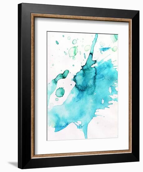 Abstract Watercolor Hand Painted Background-katritch-Framed Art Print