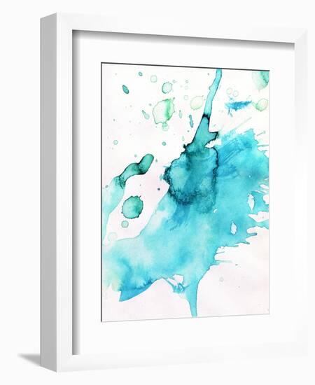 Abstract Watercolor Hand Painted Background-katritch-Framed Art Print