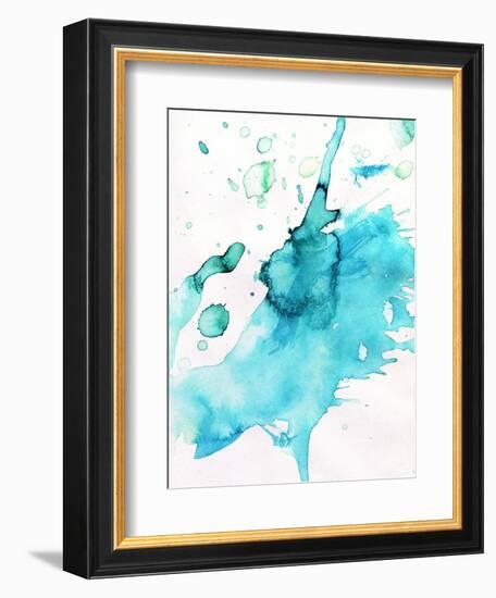 Abstract Watercolor Hand Painted Background-katritch-Framed Art Print