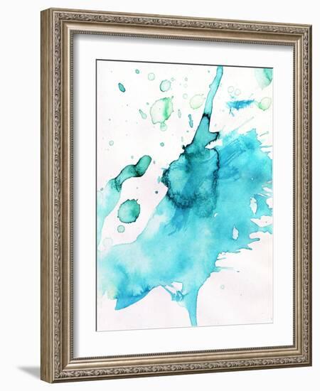 Abstract Watercolor Hand Painted Background-katritch-Framed Art Print