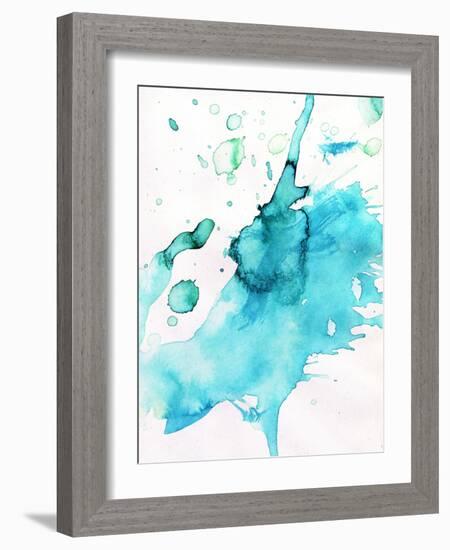 Abstract Watercolor Hand Painted Background-katritch-Framed Art Print