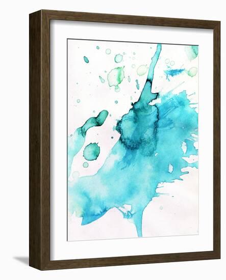 Abstract Watercolor Hand Painted Background-katritch-Framed Art Print