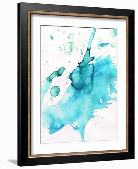 Abstract Watercolor Hand Painted Background-katritch-Framed Art Print