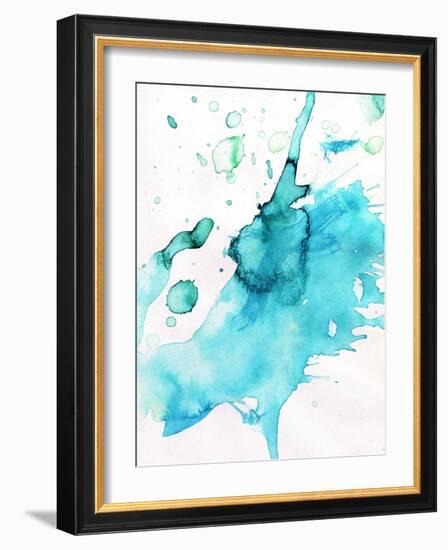 Abstract Watercolor Hand Painted Background-katritch-Framed Art Print