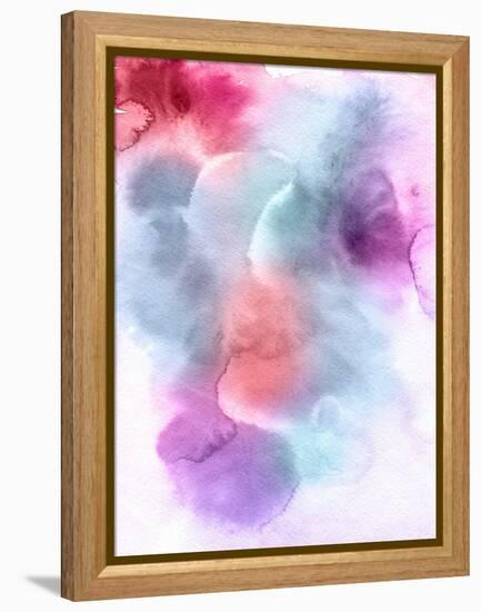 Abstract Watercolor Hand Painted Background-katritch-Framed Stretched Canvas