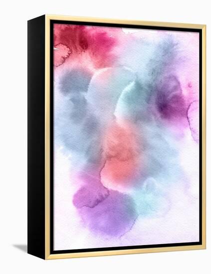 Abstract Watercolor Hand Painted Background-katritch-Framed Stretched Canvas