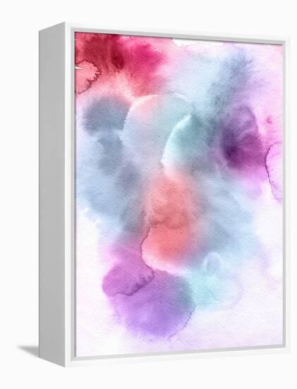 Abstract Watercolor Hand Painted Background-katritch-Framed Stretched Canvas