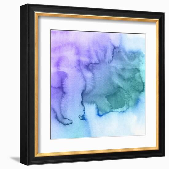 Abstract Watercolor Hand Painted Background-katritch-Framed Art Print