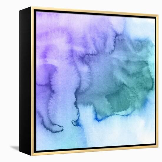 Abstract Watercolor Hand Painted Background-katritch-Framed Stretched Canvas