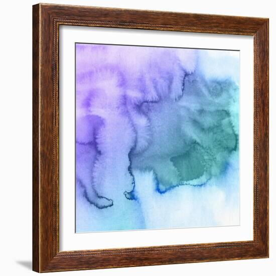 Abstract Watercolor Hand Painted Background-katritch-Framed Art Print