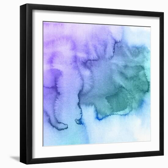 Abstract Watercolor Hand Painted Background-katritch-Framed Art Print