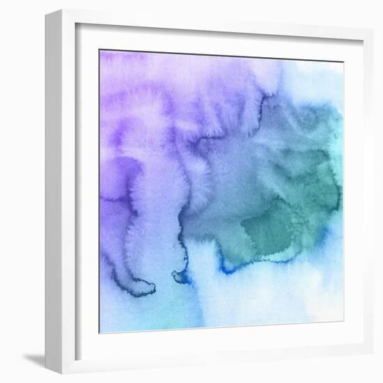 Abstract Watercolor Hand Painted Background-katritch-Framed Art Print