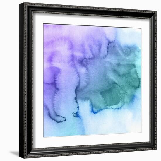 Abstract Watercolor Hand Painted Background-katritch-Framed Art Print