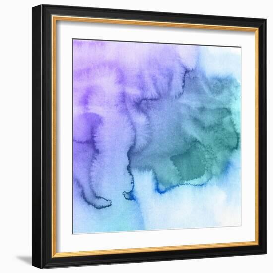 Abstract Watercolor Hand Painted Background-katritch-Framed Art Print