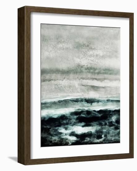 Abstract Waterscape-Iris Lehnhardt-Framed Art Print
