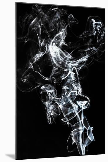 Abstract White Smoke - Horse Fever-Philippe HUGONNARD-Mounted Art Print