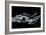 Abstract White Smoke - Shark-Philippe HUGONNARD-Framed Art Print
