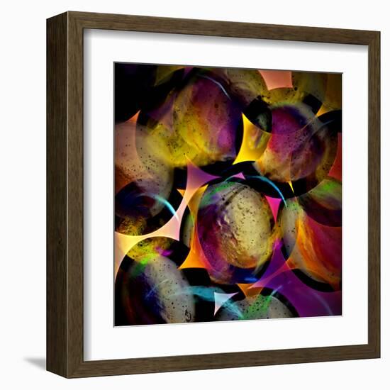 Abstract with Circles-Ursula Abresch-Framed Premium Photographic Print
