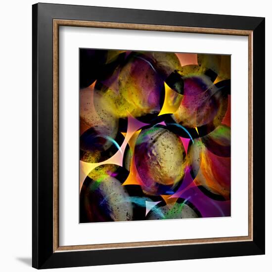 Abstract with Circles-Ursula Abresch-Framed Premium Photographic Print