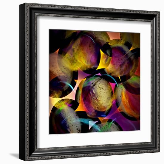 Abstract with Circles-Ursula Abresch-Framed Premium Photographic Print