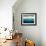 Abstract with Dolphins in Ocean-Elena Schweitzer-Framed Photographic Print displayed on a wall