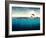 Abstract with Dolphins in Ocean-Elena Schweitzer-Framed Photographic Print