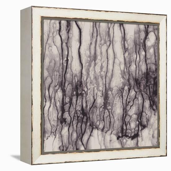 Abstract With Flowing Paint, No Effects, No Blends, No Gradients-greenga-Framed Stretched Canvas