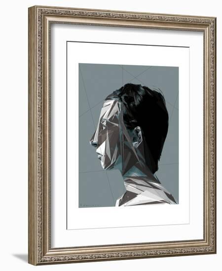 Abstract Woman I-Enrico Varrasso-Framed Art Print