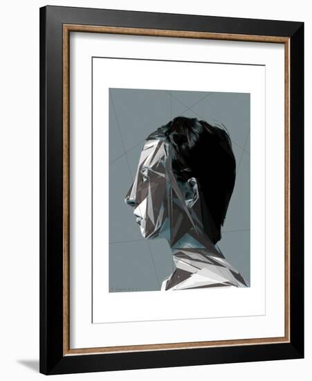 Abstract Woman I-Enrico Varrasso-Framed Art Print