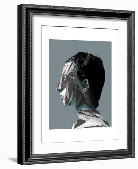 Abstract Woman I-Enrico Varrasso-Framed Art Print