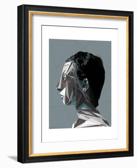 Abstract Woman I-Enrico Varrasso-Framed Art Print