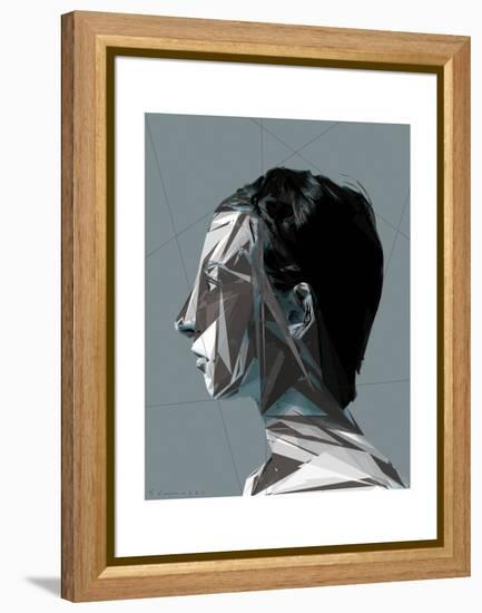 Abstract Woman I-Enrico Varrasso-Framed Stretched Canvas