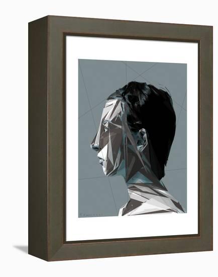 Abstract Woman I-Enrico Varrasso-Framed Stretched Canvas