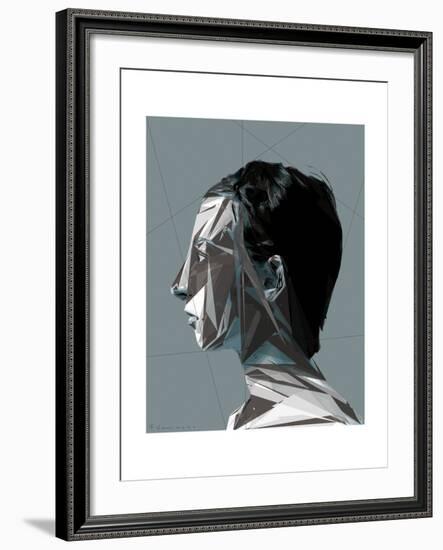 Abstract Woman I-Enrico Varrasso-Framed Art Print