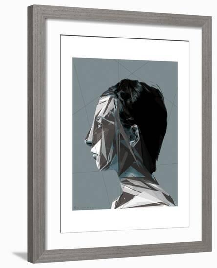 Abstract Woman I-Enrico Varrasso-Framed Art Print