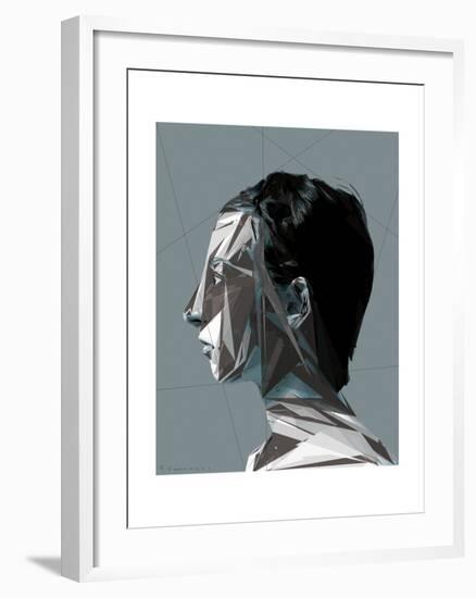 Abstract Woman I-Enrico Varrasso-Framed Art Print