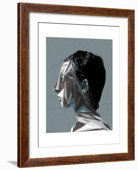 Abstract Woman I-Enrico Varrasso-Framed Art Print