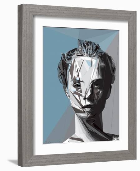 Abstract Woman II-Enrico Varrasso-Framed Art Print