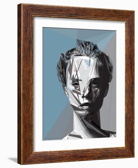 Abstract Woman II-Enrico Varrasso-Framed Art Print