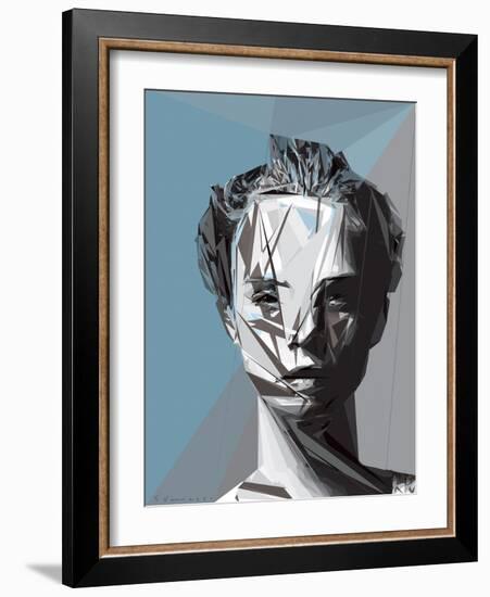 Abstract Woman II-Enrico Varrasso-Framed Art Print