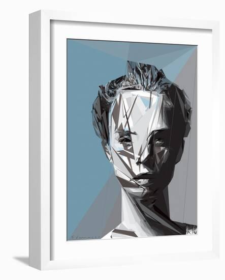 Abstract Woman II-Enrico Varrasso-Framed Art Print