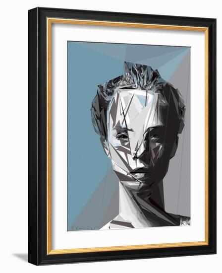 Abstract Woman II-Enrico Varrasso-Framed Art Print