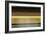 Abstract Yellow and Brown Parallels-NaxArt-Framed Art Print