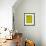 Abstract Yellow and Green Study-Emma Moore-Framed Art Print displayed on a wall