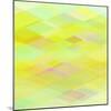Abstract Yellow Geometrical Background-epic44-Mounted Art Print