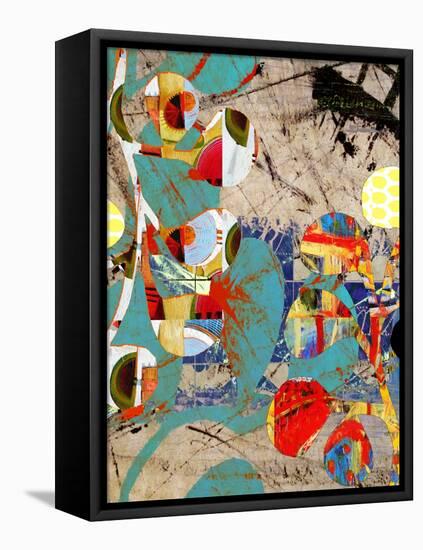 Abstract Zolo I-Ricki Mountain-Framed Stretched Canvas