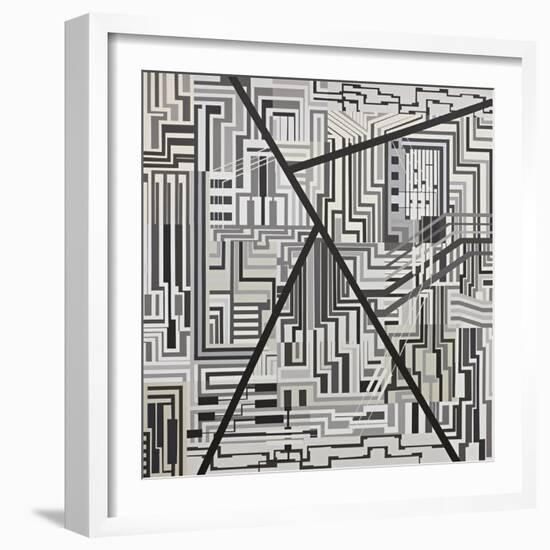 Abstract-Manuel Ros-Framed Giclee Print